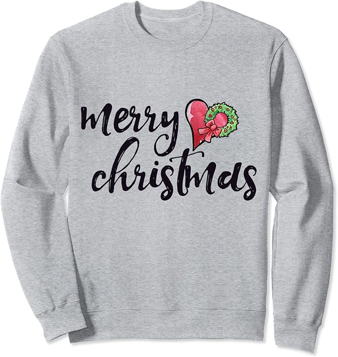 Fun Merry Christmas Sweatshirt Amazon.co.uk Fashion
